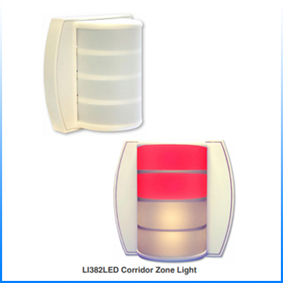 LI382LED Red/White Corridor Dome Light  