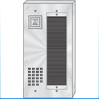 MS-023S MILLENNIUM Stainless Steel
Apartment Lobby Panel  