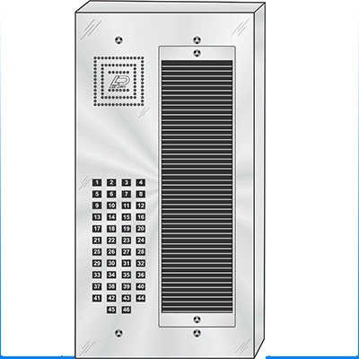 MS-046S MILLENNIUM Stainless Steel
Apartment Lobby Panel  