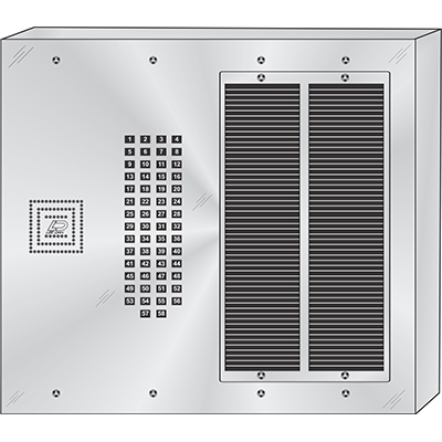 MS-058S MILLENNIUM Stainless Steel
Apartment Lobby Panel  