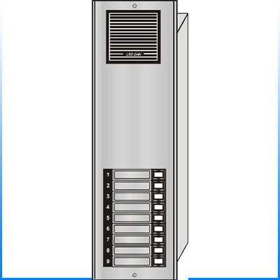 ES-009 9 Button Flush Mount Style 'E'™ Economy Style Apartment Lobby Panel