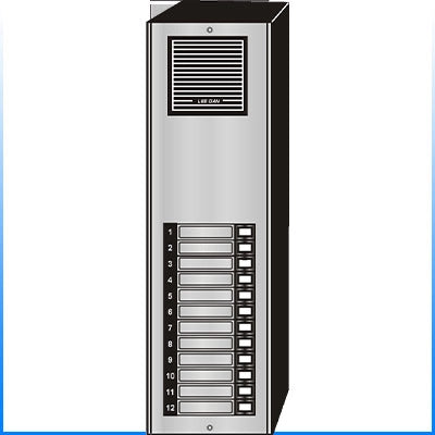 ES-012S 12 Button Surface Mount Style 'E'™ Economy Style Apartment Lobby Panel