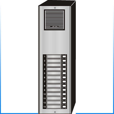 ES-013S 13 Button Surface Mount  Style 'E'™ Economy Style Apartment Lobby Panel