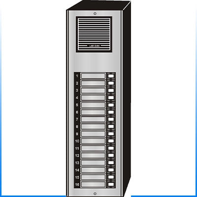 ES-016S 16 Button Surface Mount  Style 'E'™ Economy Style Apartment Lobby Panel