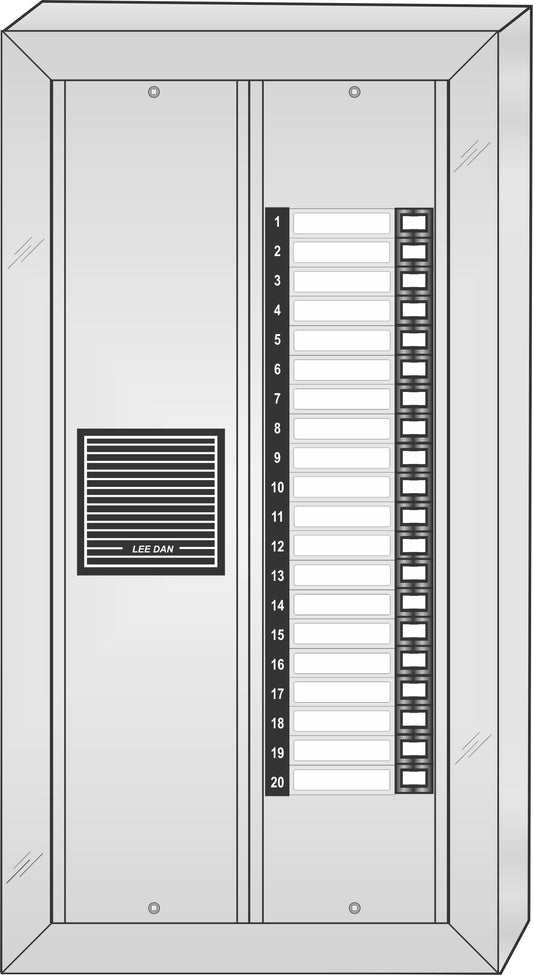 ES-020S 20 Button Surface Mount Style 'E'™ Economy Style Apartment Lobby Panel