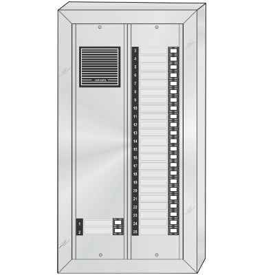 ES-025S 25 Button Surface Mount Style 'E'™ Economy Style Apartment Lobby Panel