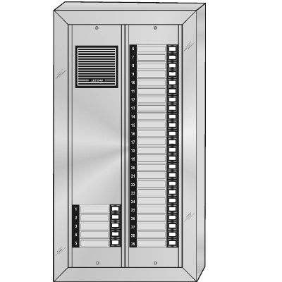 ES-029S 29 Button Surface Mount  Style 'E'™ Economy Style Apartment Lobby Panel