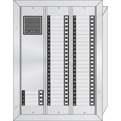 ES-052 52 Button Flush Mount  Style 'E'™ Economy Style Apartment Lobby Panel