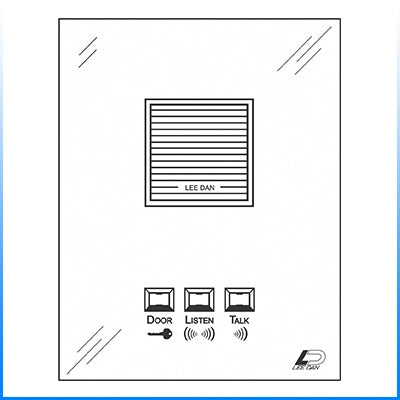 IR-081C 4-Wire Oversized Apartment Intercom Station – Lee Dan ...