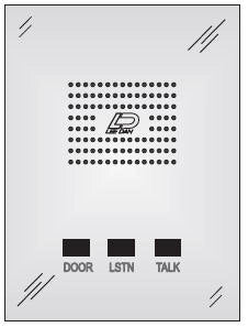 IR-403 3-Wire Oversized Apartment Intercom Station