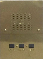 IR-443BR 3-Wire Surface Mount  Solid Polished Brass Apartment Intercom Station