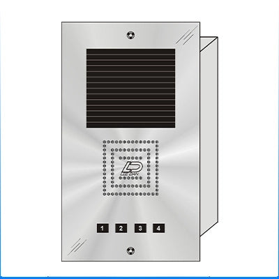 MS-004 4 Button Flush Mount  MILLENNIUM™ Stainless Steel Apartment Lobby Panel