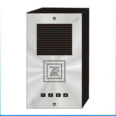 MS-004S 4 Button Surface Mount  MILLENNIUM™ Stainless Steel Apartment Lobby Panel