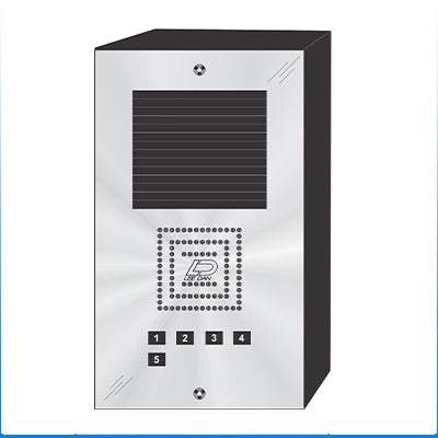 MS-005S 5 Button Surface Mount  MILLENNIUM™ Stainless Steel Apartment Lobby Panel