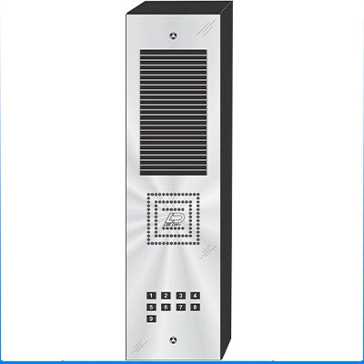 MS-009S 9 Button Surface Mount  MILLENNIUM™ Stainless Steel Apartment Lobby Panel