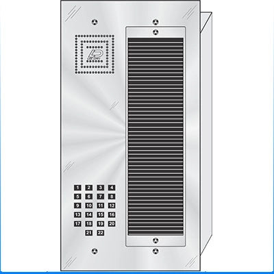 MS-022 22 Button Flush Mount  MILLENNIUM™ Stainless Steel Apartment Lobby Panel