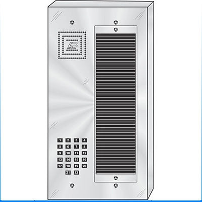 MS-022S 22 Button Surface Mount  MILLENNIUM™ Stainless Steel Apartment Lobby Panel