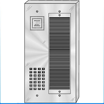 MS-028S 28 Button Surface Mount  MILLENNIUM™ Stainless Steel Apartment Lobby Panel