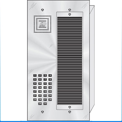 MS-030 30 Button Flush Mount  MILLENNIUM™ Stainless Steel Apartment Lobby Panel