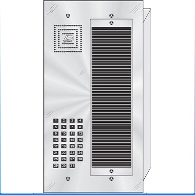MS-031 31 Button Flush Mount  MILLENNIUM™ Stainless Steel Apartment Lobby Panel