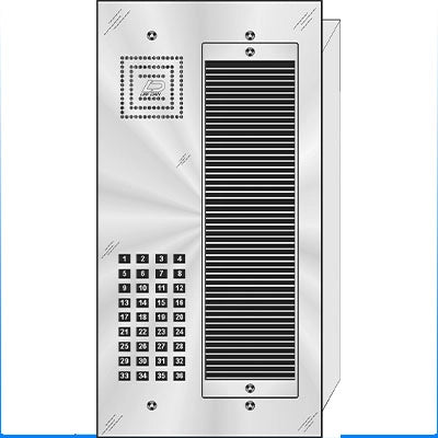MS-036 36 Button Flush Mount  MILLENNIUM™ Stainless Steel Apartment Lobby Panel