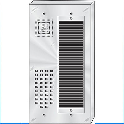 MS-038S 38 Button Surface Mount  MILLENNIUM™ Stainless Steel Apartment Lobby Panel