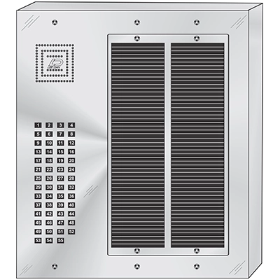 MS-055S 55 Button Surface Mount  MILLENNIUM™ Stainless Steel Apartment Lobby Panel