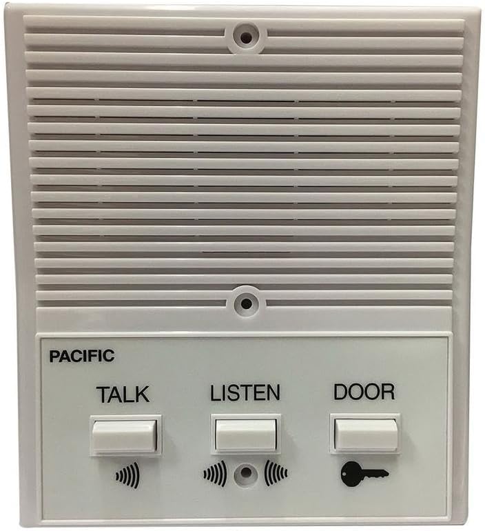 3406 Pacific Electronics 6-Wire Plastic Apartment Replacement Intercom Station