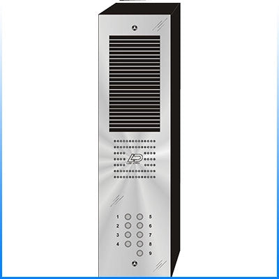 QS-009S 9 Button Surface Mount  QUANTUM™ Stainless Steel Apartment Lobby Panel