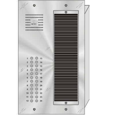 QS-024 24 Button Flush Mount  QUANTUM™ Stainless Steel Apartment Lobby Panel