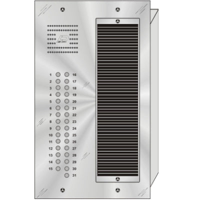 QS-031 31 Button Flush Mount  QUANTUM™ Stainless Steel Apartment Lobby Panel