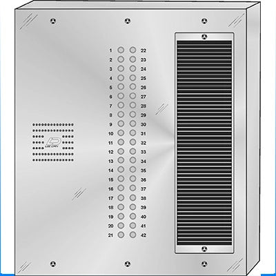 QS-042S 42 Button Surface Mount  QUANTUM™ Stainless Steel Apartment Lobby Panel