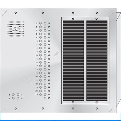 QS-047 47 Button Flush Mount  QUANTUM™ Stainless Steel Apartment Lobby Panel