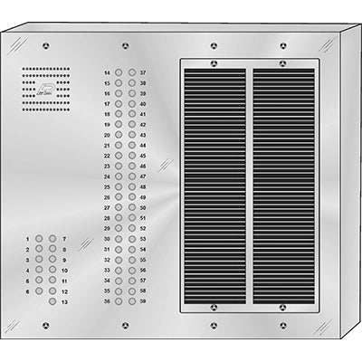 QS-059S 59 Button Surface Mount  QUANTUM™ Stainless Steel Apartment Lobby Panel