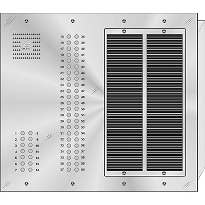 QS-060 60 Button Flush Mount  QUANTUM™ Stainless Steel Apartment Lobby Panel
