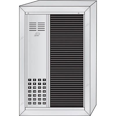 RS-028ST 28 Button Surface Mount  REGENCY™ Deluxe Vandal-Resistant Apartment Entry Panel  Oversized Directory Style Aluminum Intercom Lobby Panels