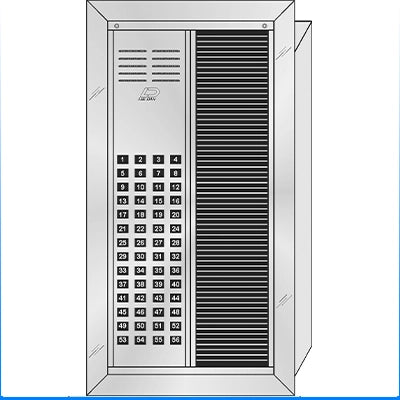 VS-056T 56 Button Flush Mount  VAN-GUARD™ Vandal-Resistant Apartment Entry Panel  Heavy Extruded Aluminum Durable Intercom Lobby Panels