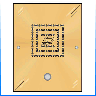 OR-203BR Outdoor Solid Polished Brass Remote Station Elegant Polished Brass